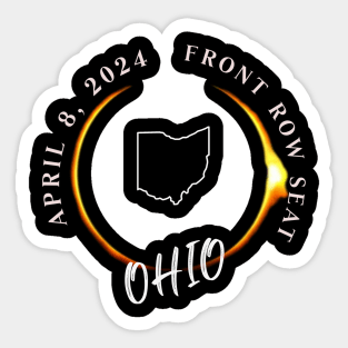 2024 Ohio Eclipse Front Row Seat To Total Darkness Sticker